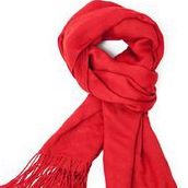 red-pashmina