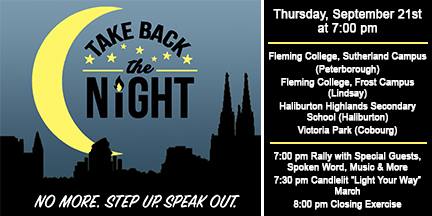 take back the night poster 2017