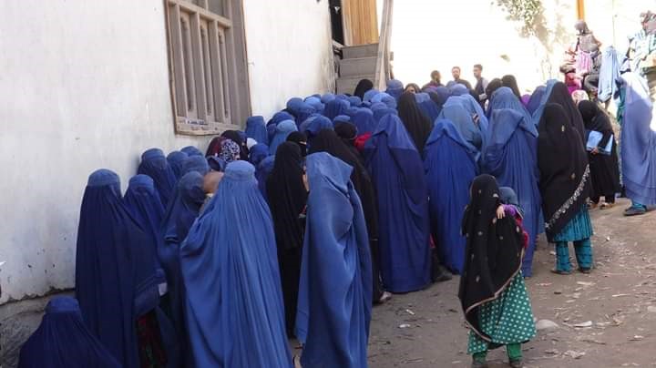 women voting in afghanistan